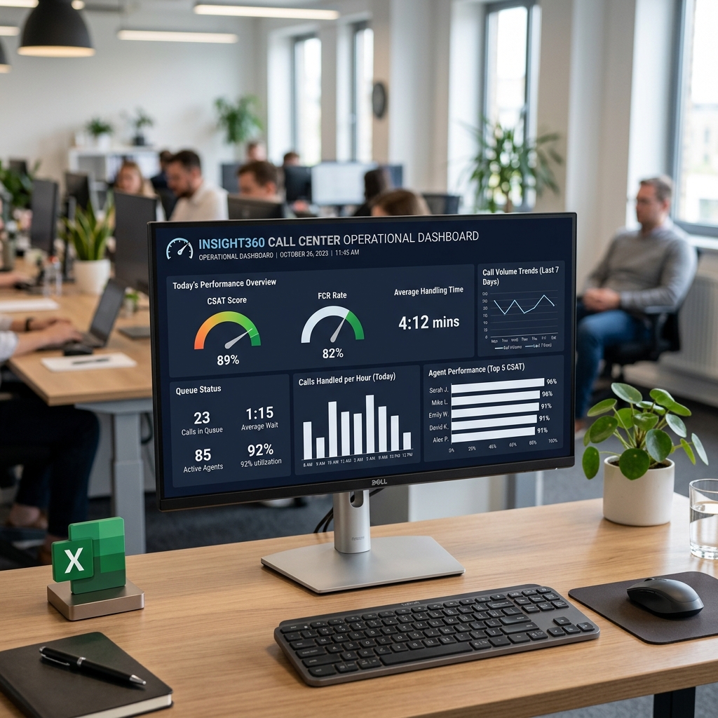Call Center BI Dashboard